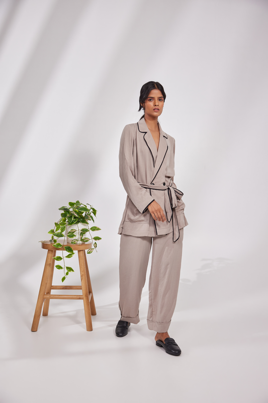 Full sleeves blazer with pants